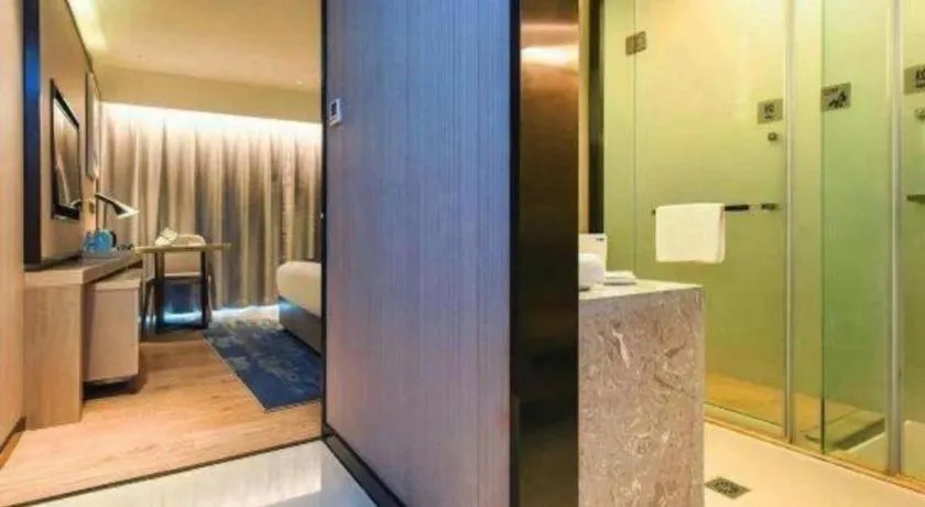 Bed in Echarm Hotel Guiyang North High-speed Railway Station