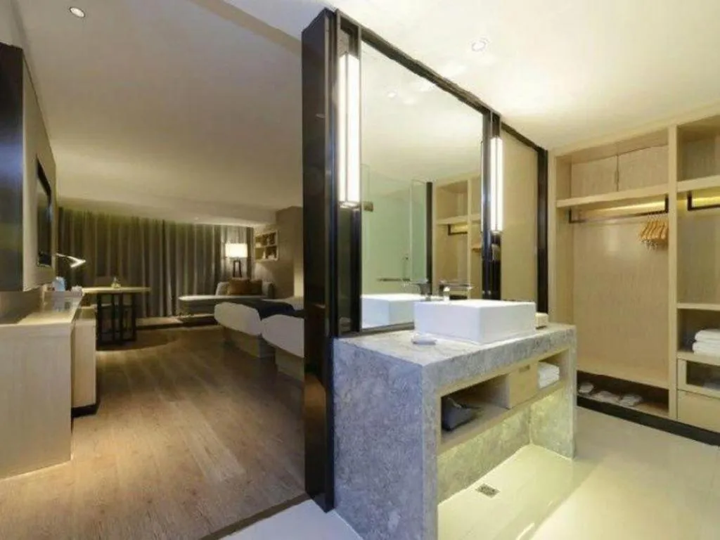 Bed in Echarm Hotel Guiyang North High-speed Railway Station