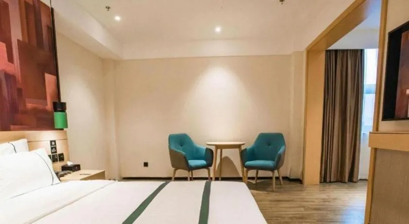 Bed in City Comfort Inn Zhangjiakou Municipal Government High-speed Railway Station North Institute