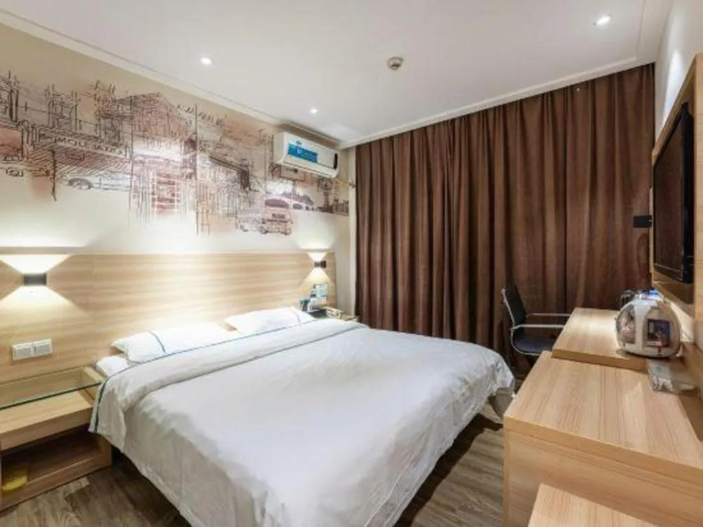 Bed in City Comfort Inn Changsha Wanjiali Mawangdui Metro Station