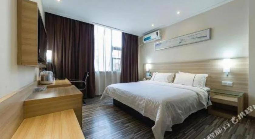 Bed in City Comfort Inn Changsha Wanjiali Mawangdui Metro Station