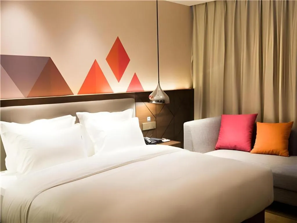 Bed in Borrman Hotel Huanggang Wuxue Yuhu Road