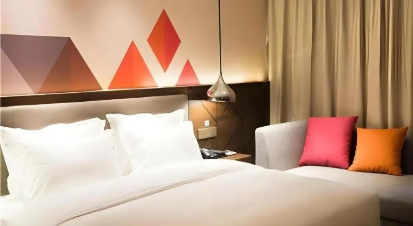 Bed in Borrman Hotel Huanggang Wuxue Yuhu Road