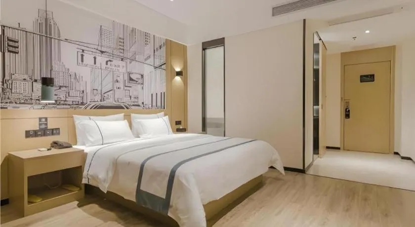 Bed in City Comfort Inn Foshan Shishan Square