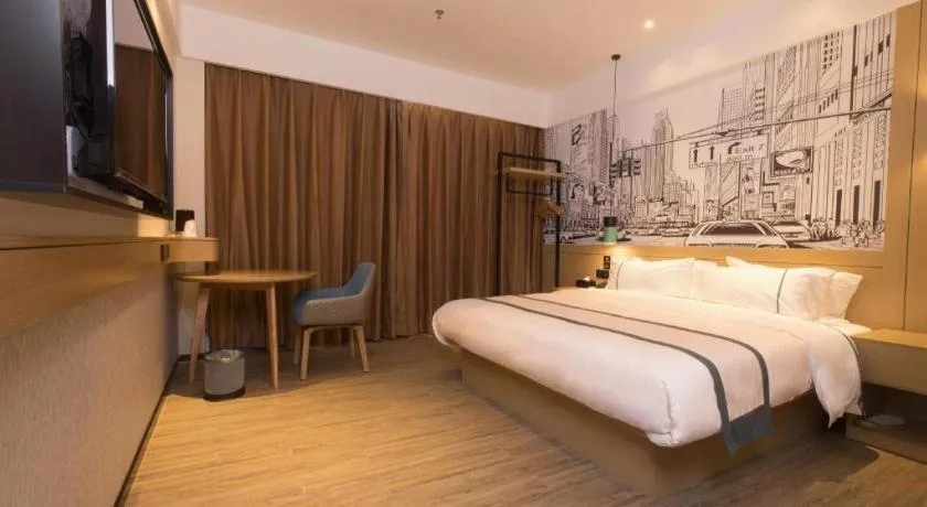 Bed in City Comfort Inn Foshan Shishan Square