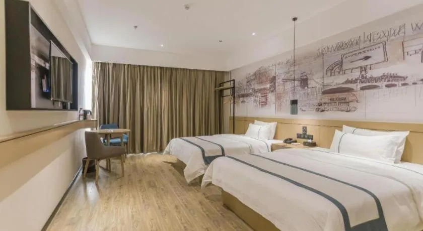 Bed in City Comfort Inn Foshan Shishan Square