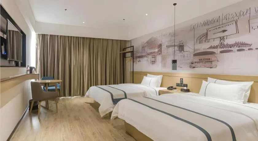 Bed in City Comfort Inn Foshan Shishan Square