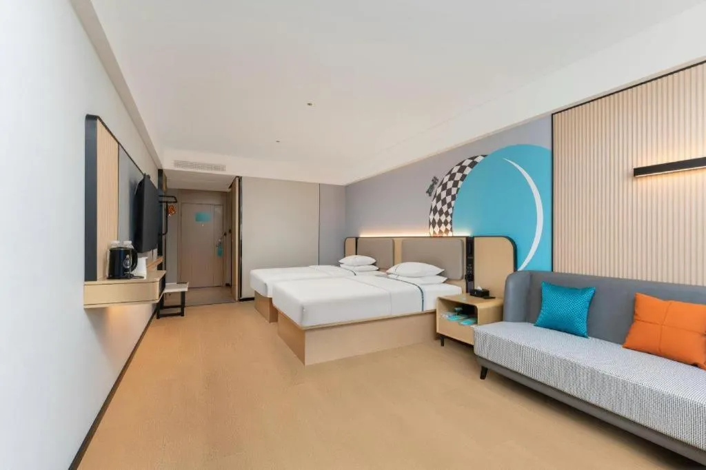 Bed in City Comfort Inn Shiyan Wudang Mountain