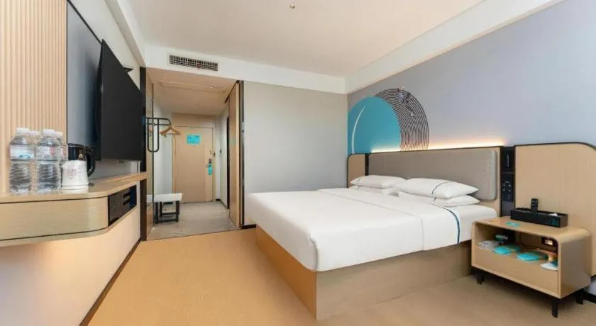 Bed in City Comfort Inn Shiyan Wudang Mountain