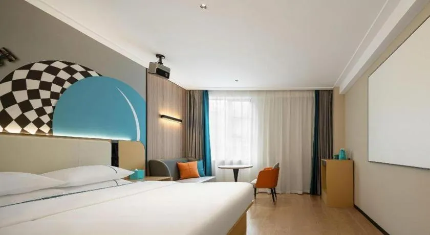 Bed in City Comfort Inn Shiyan Wudang Mountain