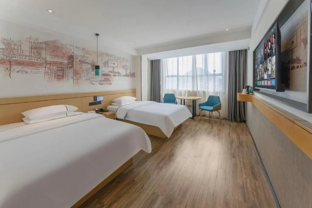 Bed in City Comfort Inn Fuchuan Fenghuang Road