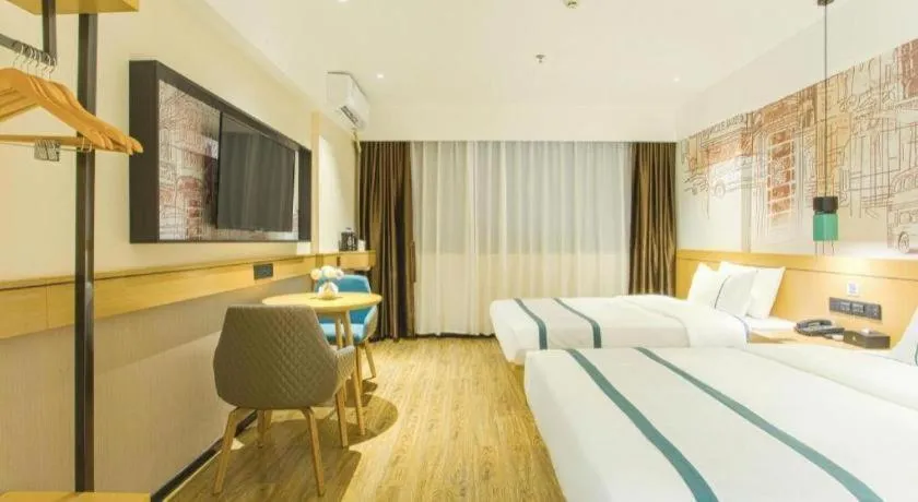 Bed in City Comfort Inn Lijiang Ancient Town