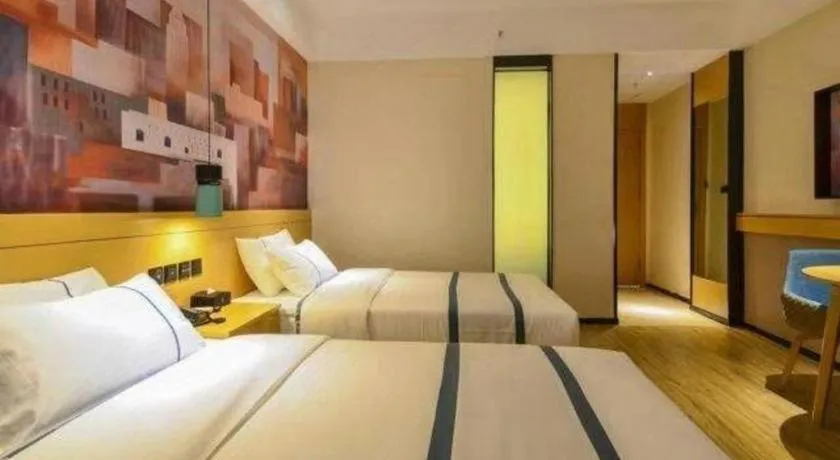 Bed in City Comfort Inn Lijiang Ancient Town