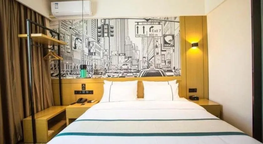 Bed in City Comfort Inn Lijiang Ancient Town