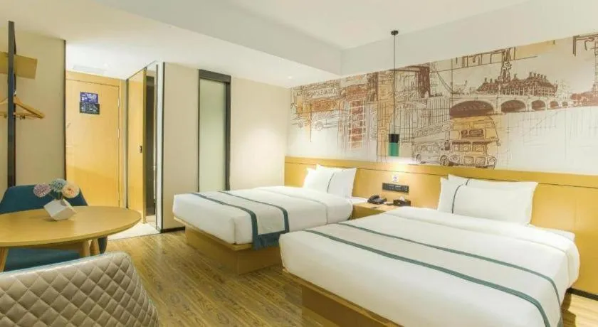 Bed in City Comfort Inn Lijiang Ancient Town