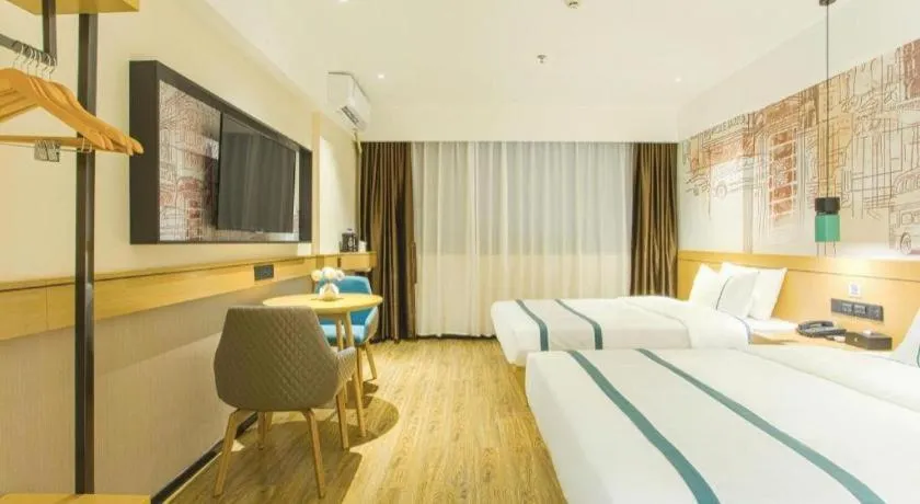 Bed in City Comfort Inn Lijiang Ancient Town