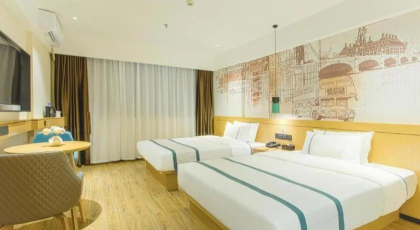 Bed in City Comfort Inn Lijiang Ancient Town