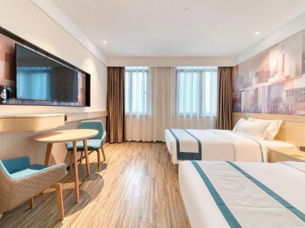 Bed in City Comfort Inn Lijiang Ancient Town