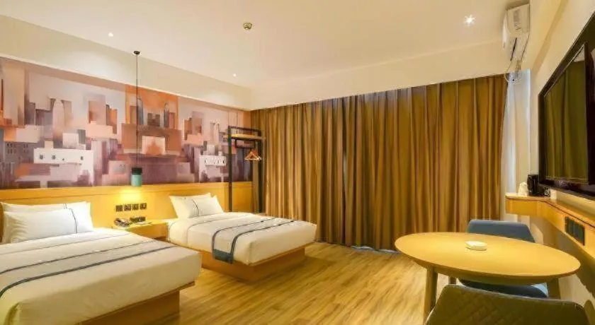 Bed in City Comfort Inn Lijiang Ancient Town