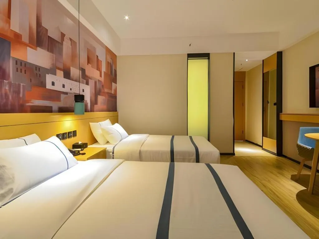 Bed in City Comfort Inn Lijiang Ancient Town