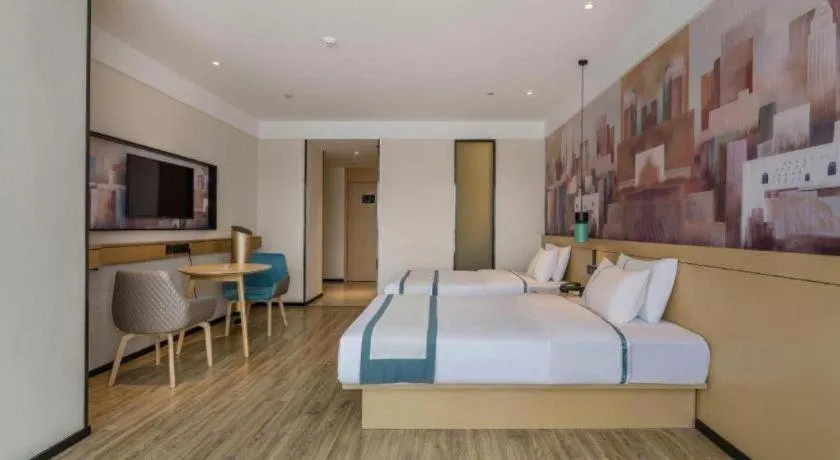 Bed in City Comfort Inn Lijiang Ancient Town