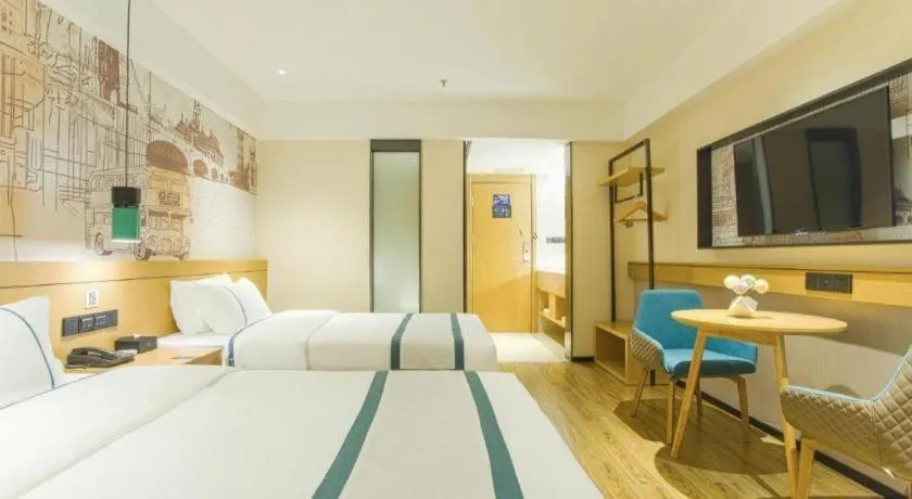 Bed in City Comfort Inn Lijiang Ancient Town