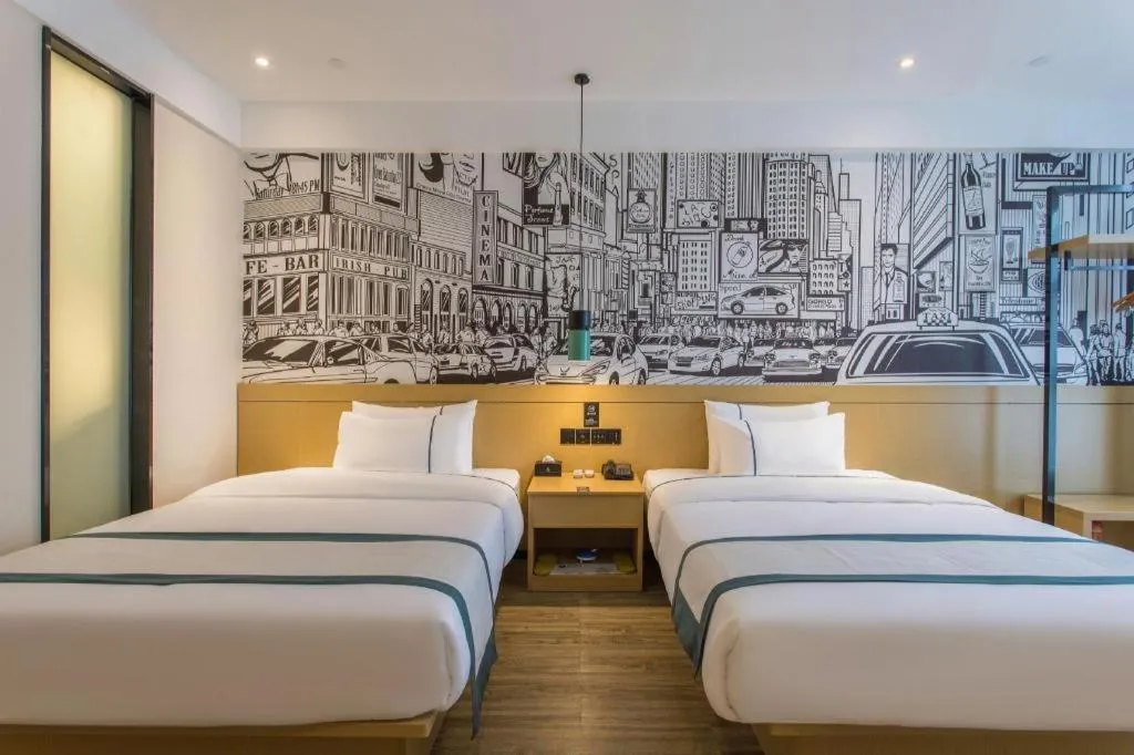 Bed in City Comfort Inn Honghu Avenue