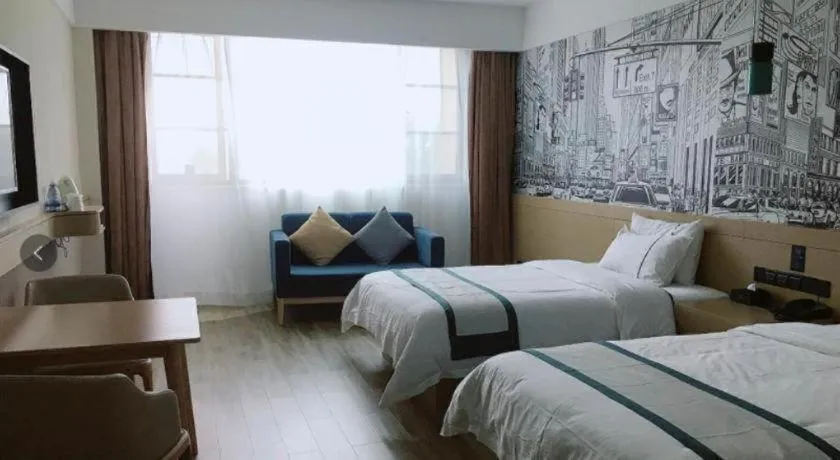 Bed in City Comfort Inn Honghu Avenue