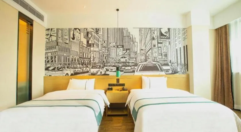 Bed in City Comfort Inn Honghu Avenue