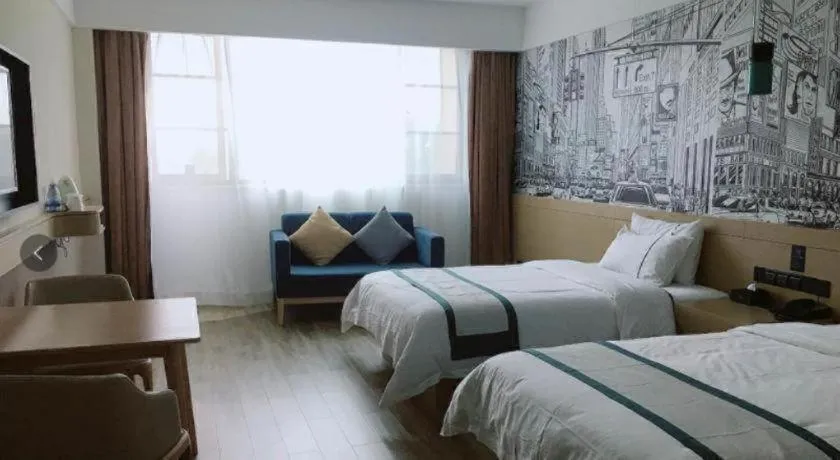 Bed in City Comfort Inn Honghu Avenue