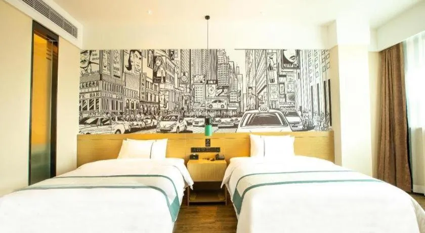 Bed in City Comfort Inn Honghu Avenue