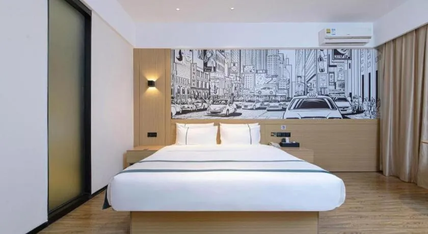 Bed in City Comfort Inn Honghu Avenue