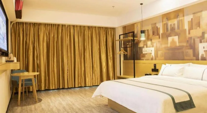 Bed in City Comfort Inn Yangjiang High-tech Zone Pinggang