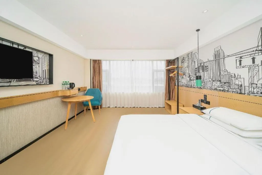 Bed in City Comfort Inn Dali High-speed Railway Station Erhai Park