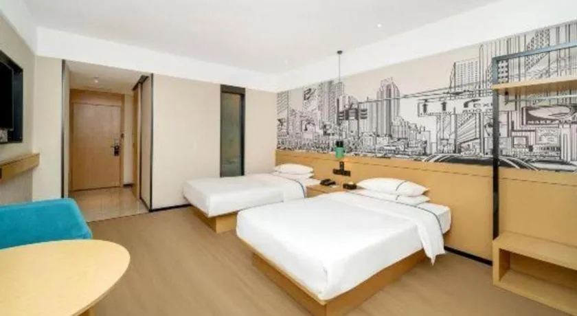 Bed in City Comfort Inn Dali High-speed Railway Station Erhai Park