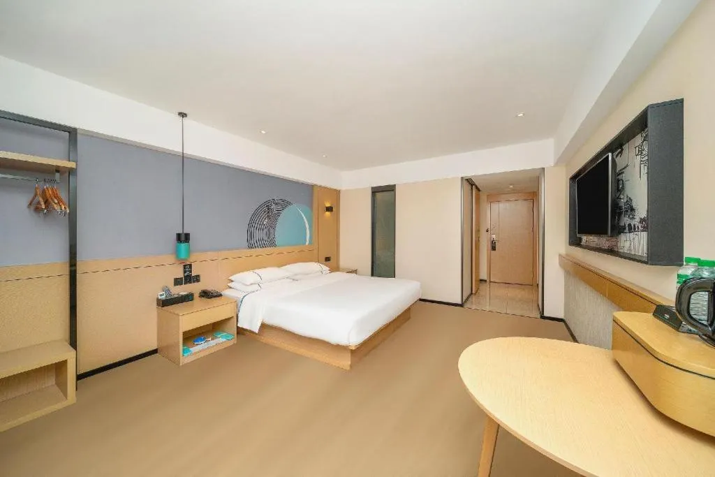 Bed in City Comfort Inn Dali High-speed Railway Station Erhai Park