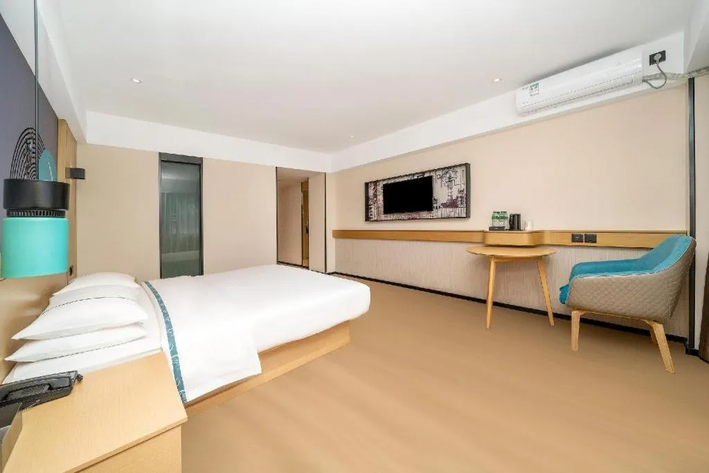 Bed in City Comfort Inn Dali High-speed Railway Station Erhai Park