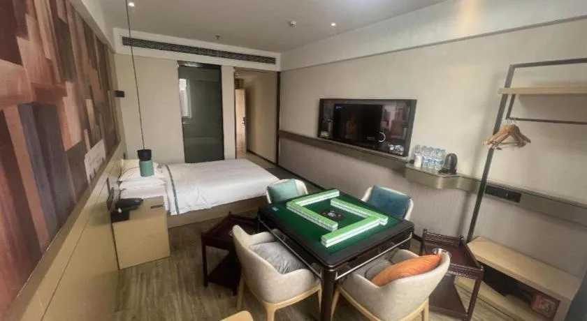 Bed in City Comfort Inn Chengdu Wenjiang Zhujiang Square Guanghua Park Metro Station