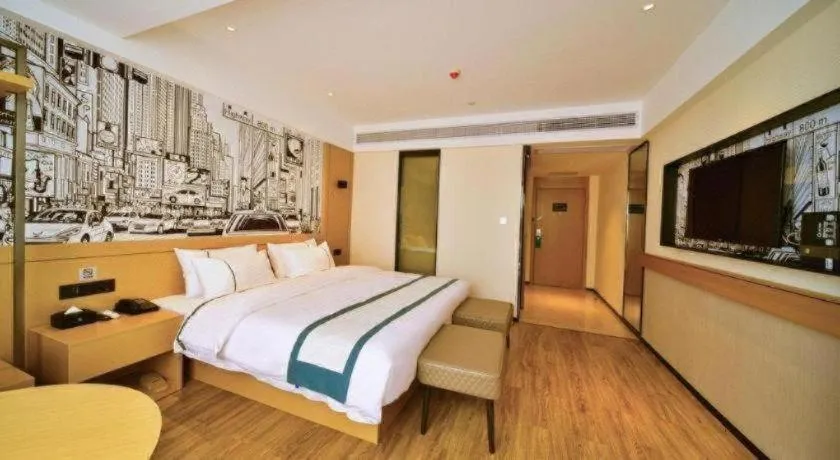 Bed in City Comfort Inn Zhaoqing Sihui Nanjiang Industrial Park