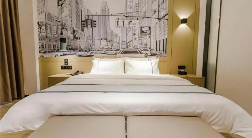 Bed in City Comfort Inn Zhaoqing Sihui Nanjiang Industrial Park