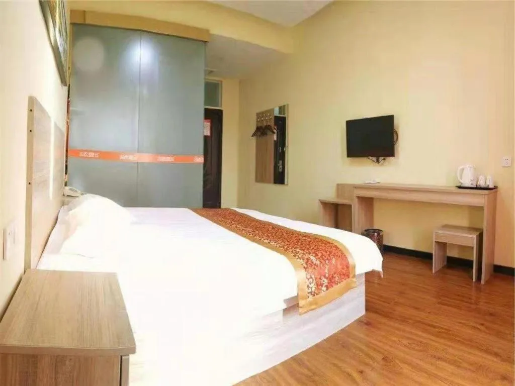 Bed in City Comfort Inn Zhaoqing Sihui Nanjiang Industrial Park