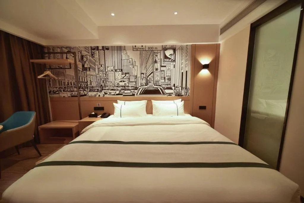 Bed in City Comfort Inn Zhaoqing Sihui Nanjiang Industrial Park