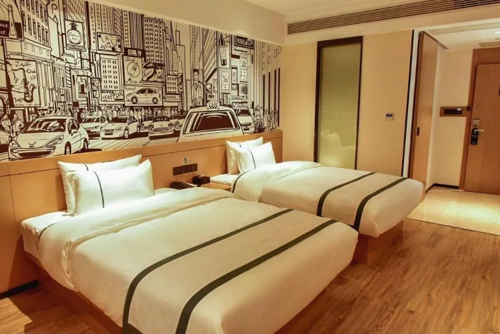 Bed in City Comfort Inn Zhaoqing Sihui Nanjiang Industrial Park