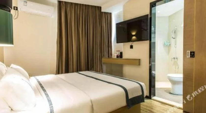 Bed in City Comfort Inn Liuzhou Liucheng