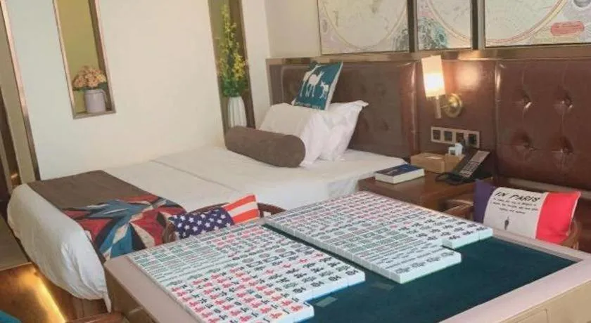 Bed in James Joyce Coffetel Guilin Railway Station Xiangbi Mountain Liangjiang Sihu Wharf