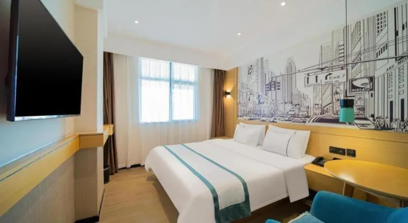 Bed in City Comfort Inn Foshan Sanshui Datang