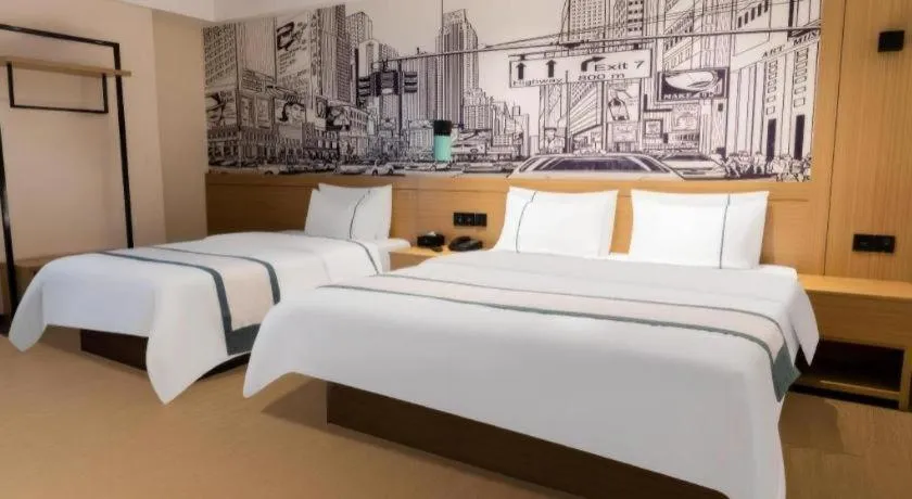Bed in City Comfort Inn Foshan Sanshui Datang