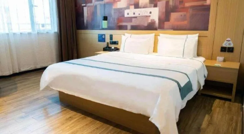 Bed in City Comfort Inn Foshan Sanshui Datang