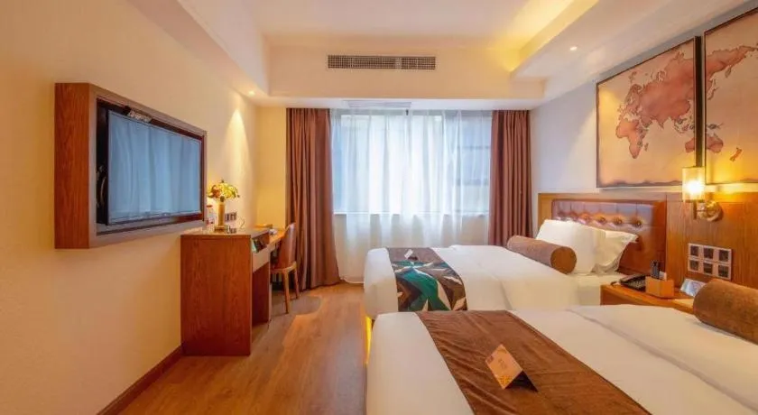 Bed in James Joyce Coffetel Kunming Railway Station Huancheng Nan Road Metro Station