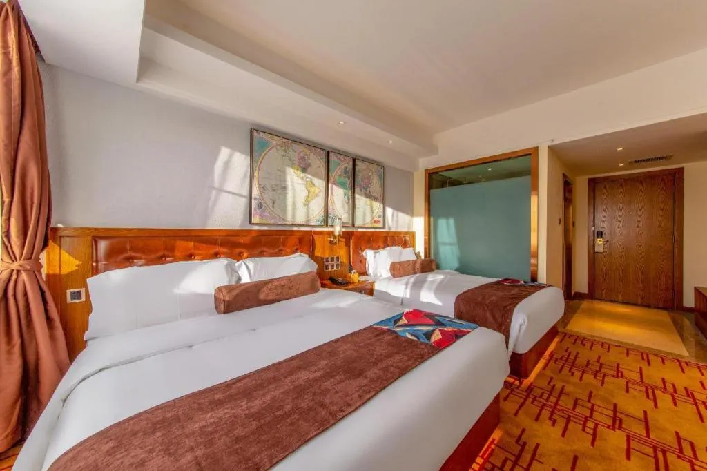 Bed in James Joyce Coffetel Kunming Railway Station Huancheng Nan Road Metro Station